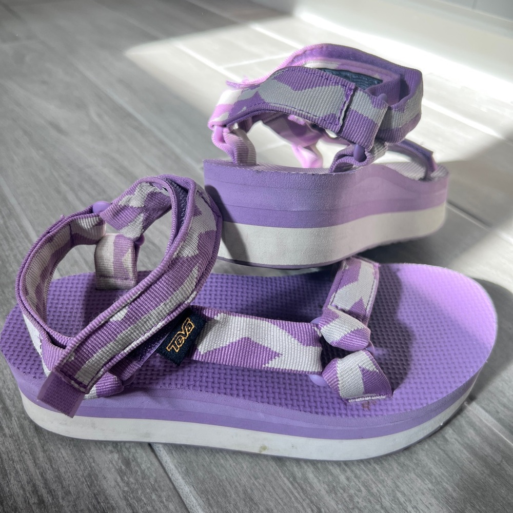 TEVA Purple and white Sandals